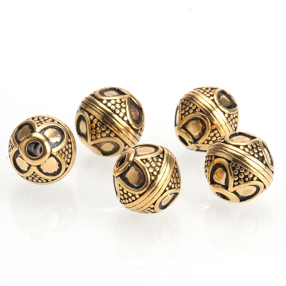 10 мм разделительные бусины для изготовления ювелирных изделий из нержавеющей