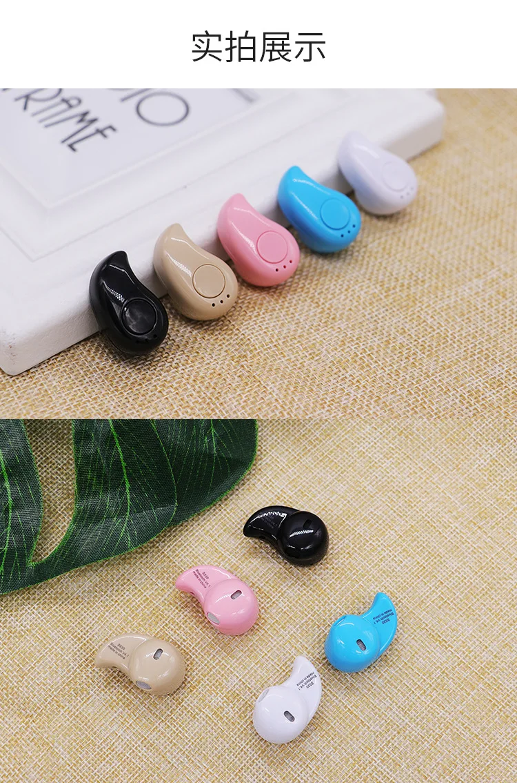 Мини Bluetooth наушники Беспроводные спортивные с микрофоном гарнитура наушники-вкладыши гарнитура для всех телефонов для samsung huawei Xiaomi