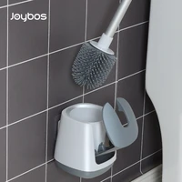 joybos silicone toilet brush wall mounted toilet brush accessories drainable cleaning tools home bathroom brush accessories sets