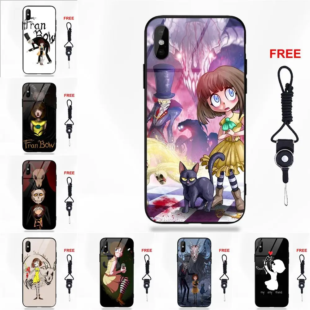 Модная Игра Fran Bow Horror Girl для Apple IPhone X XS Max XR 5 5C 5S SE 6 6S 7 8 Plus тонкий мягкий ТПУ чехол +
