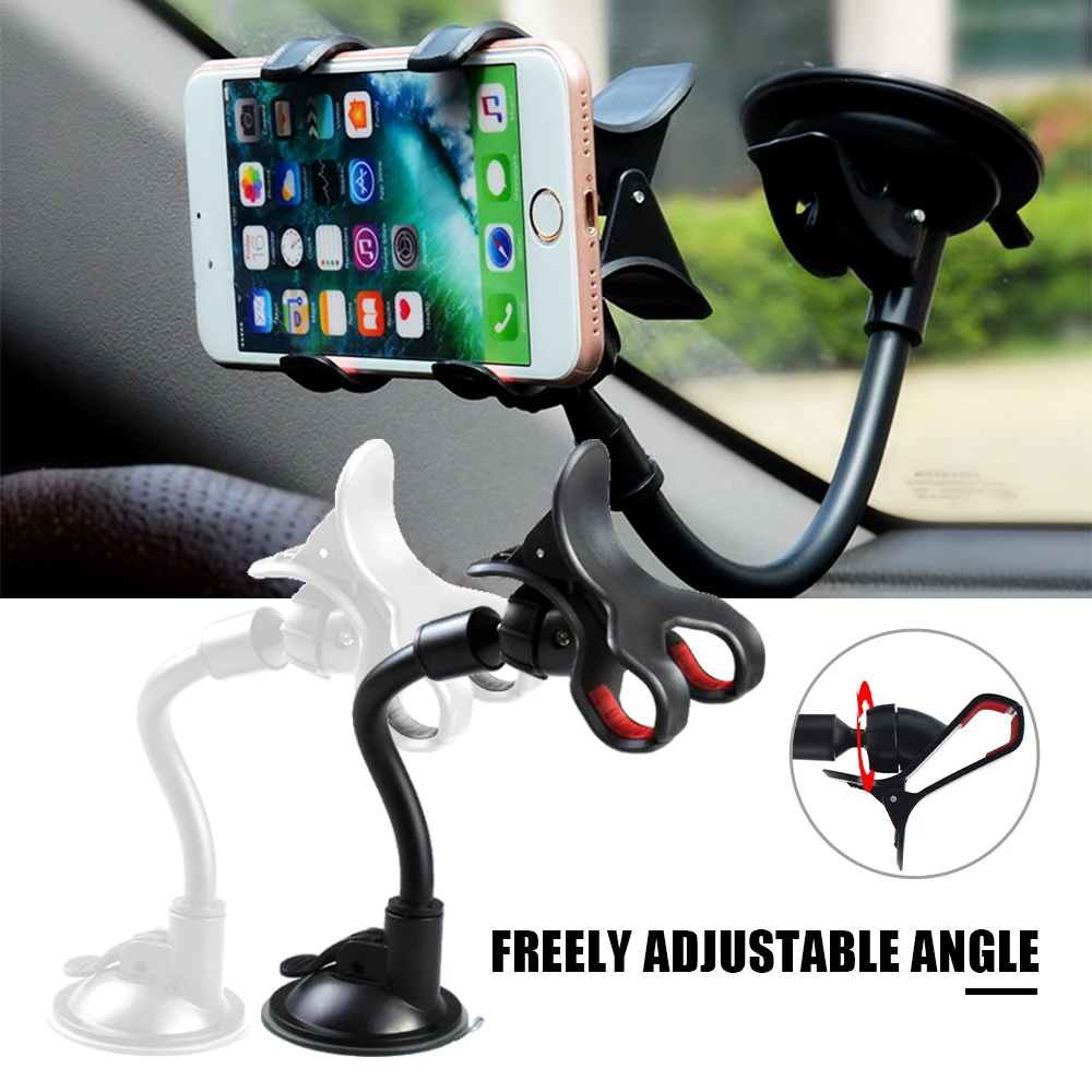 Автомобильный держатель для телефона на лобовое стекло Регулируемый Поворот 360