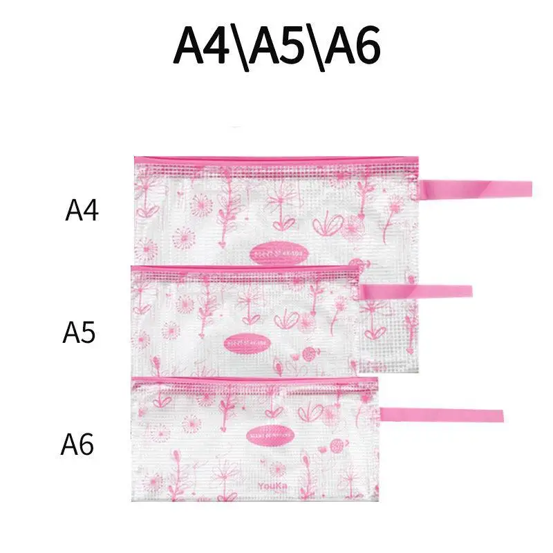 Папка А4/А5/А6 с цветочным рисунком прочная водонепроницаемая папка для файлов из