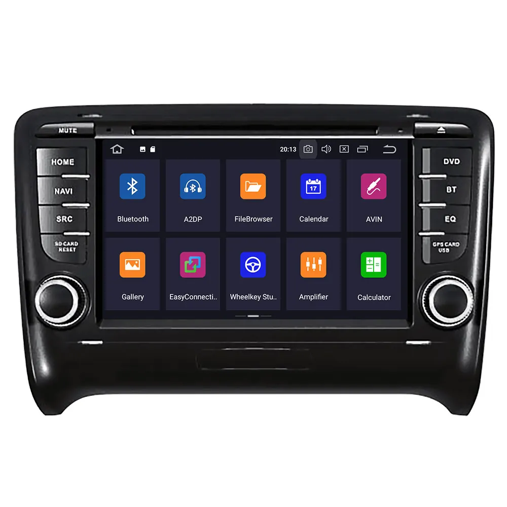 Автомагнитола с Android 10 и DSP для Audi TT 2006 2007 2014 мультимедийный видеоплеер GPS