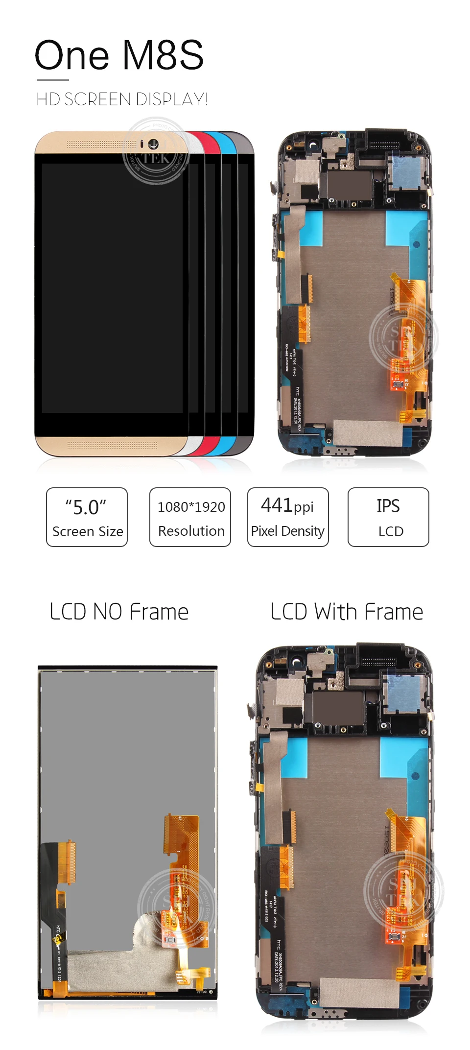" 1920x1080 Для htc One M8s lcd сенсорный экран с рамкой htc M8S дисплей дигитайзер сборка запасные части