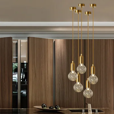 Современный минималистичный винтажный подвесной светильник в виде винной