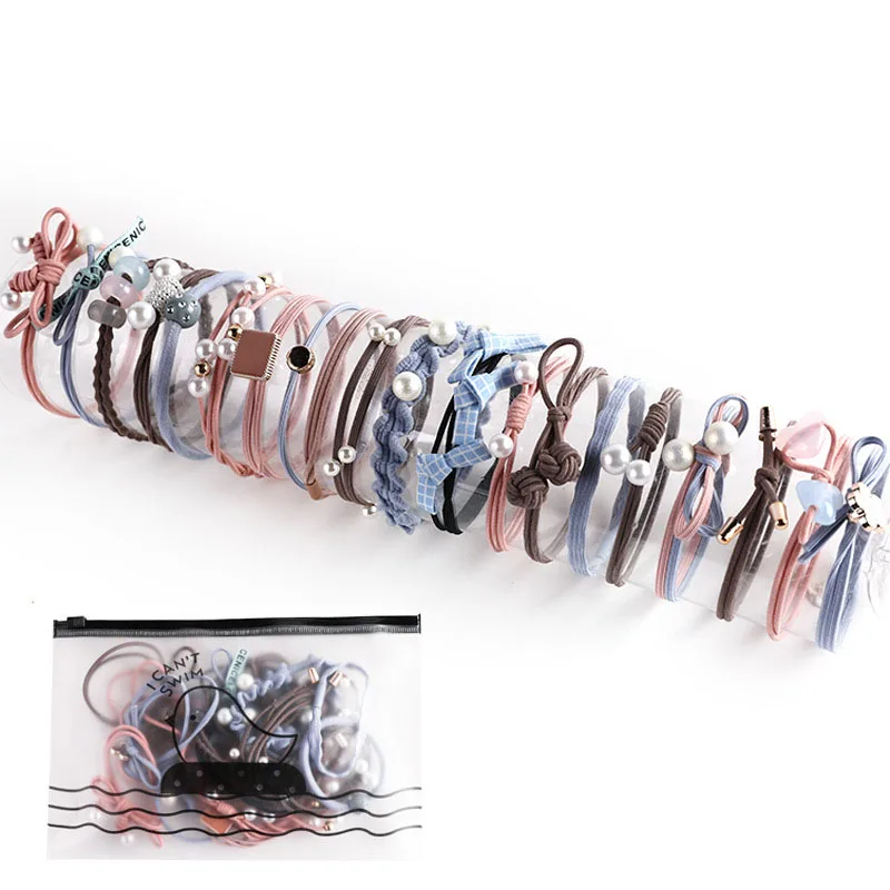 Женская резинка для волос с жемчужинами цветными цвет в ассортименте |