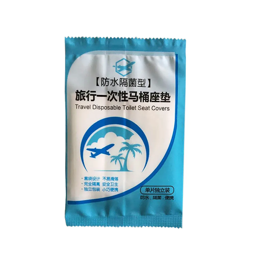 

30 pieces of disposable toilet stickers toilet seat cover business travel stool protective pad portable independent packaging