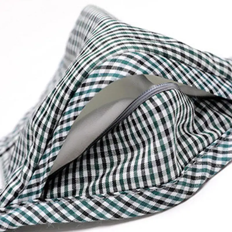 Чехлы для маски рта хлопковые многоразовые в клетку ветрозащитные моющиеся