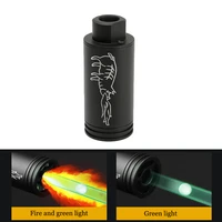 paintball airsoft tracer lighter tracer unit gun barrel decorator spitfire effect with fluorescence handgun airsoft accessories
