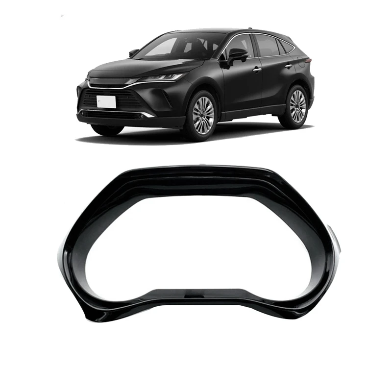 

RHD Car Dashboard Instrument Panel Screen Frame Cover Trim Sticker for Toyota Harrier Venza 2020 2021