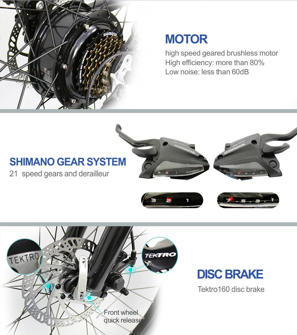 HOTEBIKE 36v 350w Электрический горный велосипед для US 26 &quotсо скрытой батареей
