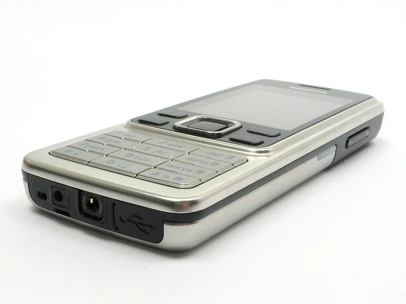 Nokia 6300 разблокированный gsm мобильный телефон английский и арабский и русский клавиатура восстановленные сотовые телефоны