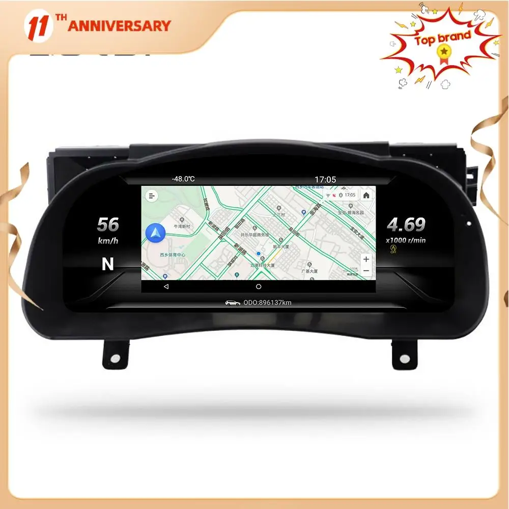 

12.3 "LCD Android 9.0 Car Instrument Dashboard Display Head Unit GPS Navigation For Toyota highlander 2015 2016 2017 2018 2019