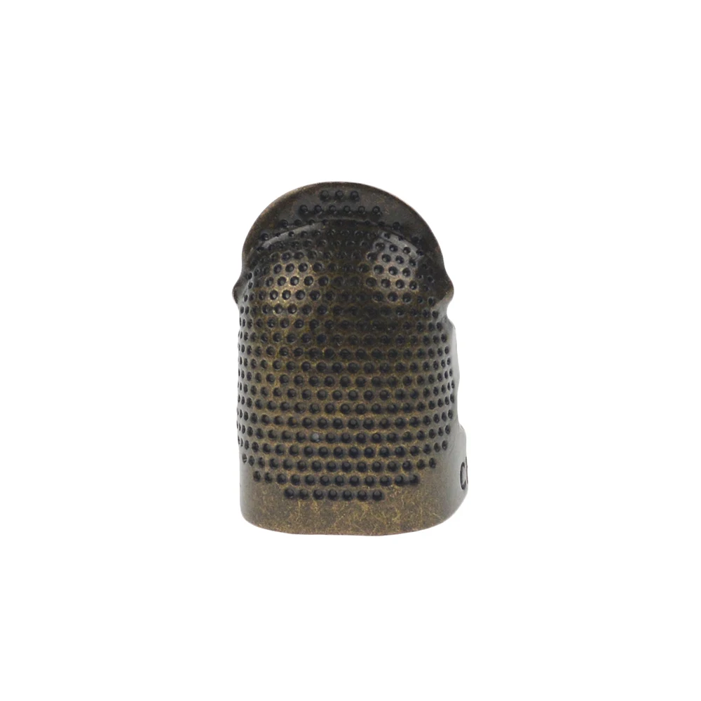 1 pc retro adjustable thimble finger protector hand-slip embroidery resistance retro needle needle holder sewing accessories