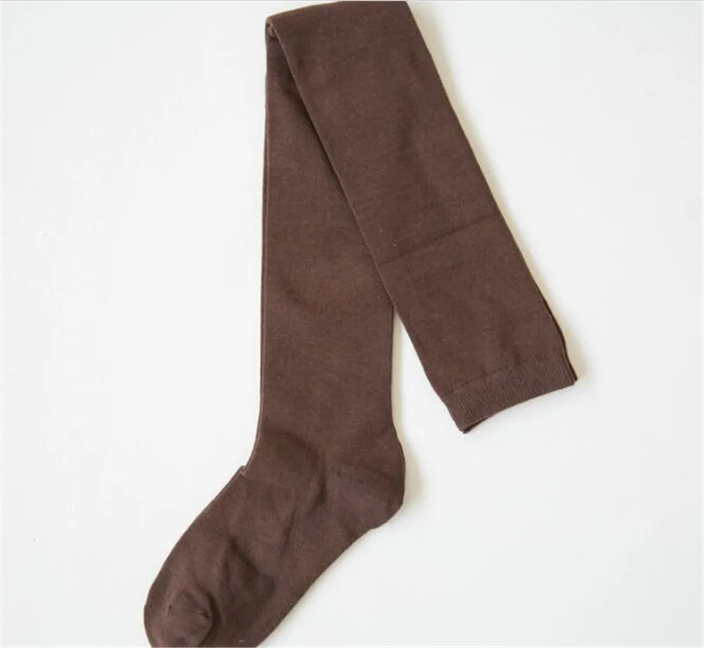 Женские чулки, Чулки, однотонные носки в стиле Лолиты, B418 - Цвет: brown