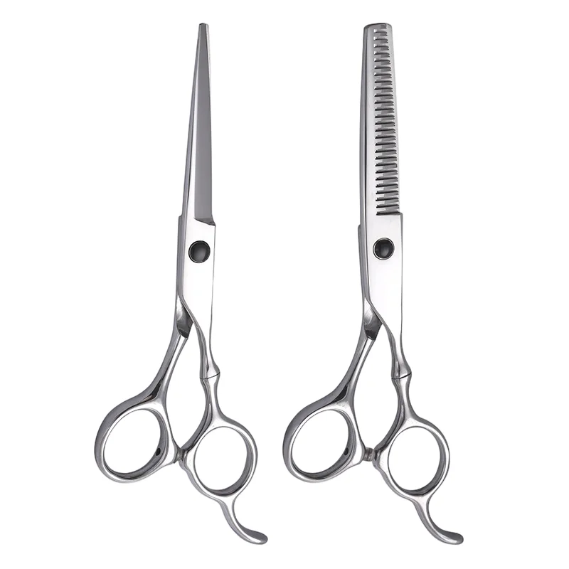 6-дюймовые профессиональные Серебристые 9CR салонные ножницы для стрижки волос