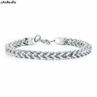 Браслет мужской из нержавеющей стали, цепочка змейка на руку, браслеты-цепочки, хорошее качество