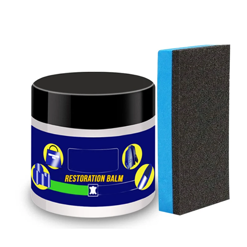 

Leather Gear Restoration Balm for Hockey Leather Cleaning Repair Cream for Cracked & Dirty Leather Car Seat 75g JS23