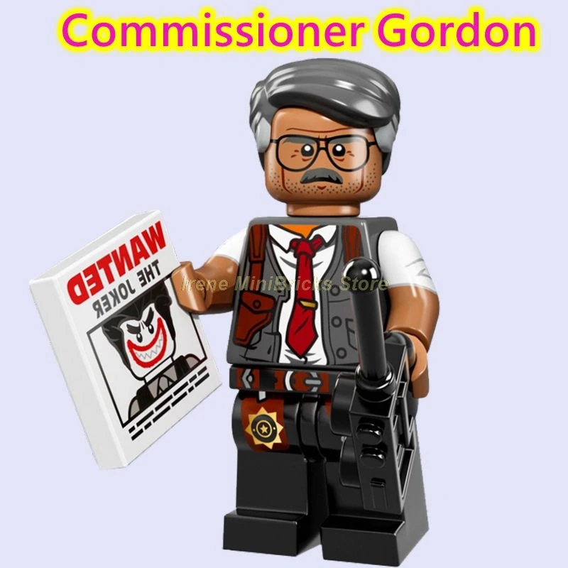 Commissioner Gordon Gotham Gordon Брюс Уэйн Бэтмен Marvel фильм железные человеческие Мстители эндгейм Acrion фигурки в Конструкторы Игрушки для детей DC - Цвет: Commissioner Gordon