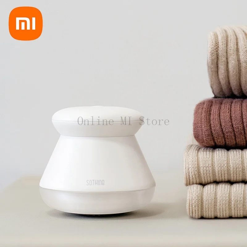 

New Xiaomi Sothing Lint Remover Clothes fuzz pellet trimmer machine portable Charge Fabric Shaver Removes for clothes