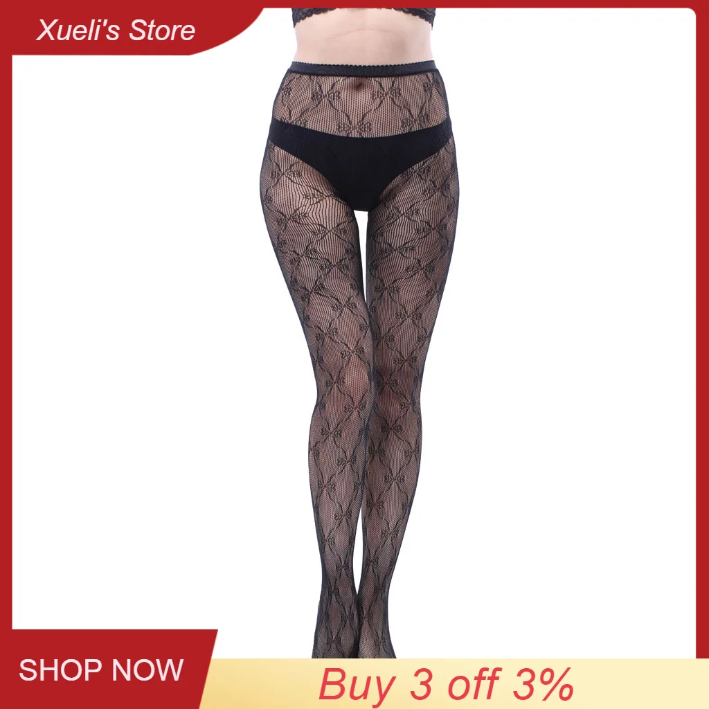 Женские чулки сексуальные сетчатые черные мягкие колготки нижнее белье