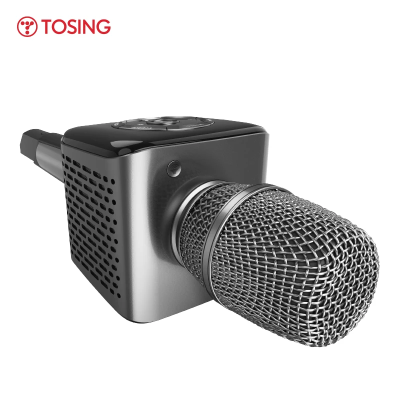 Микрофон Tosing V1 для смартфона HIFI bluetooth/FM/UHF /EOV/AUX IN/наушники Ручной беспроводной