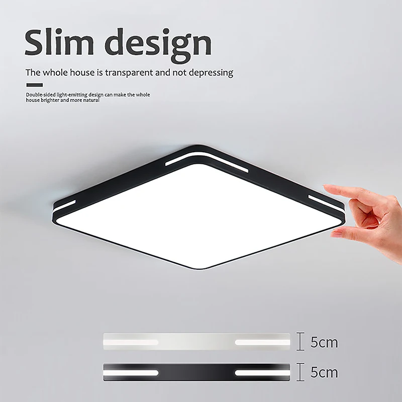 $39.26 Ceiling Light Square Chandelier LED Ceiling Lamp For Bedroom Dining Living Room Lighting Pendant Lighting Indoor Decoration