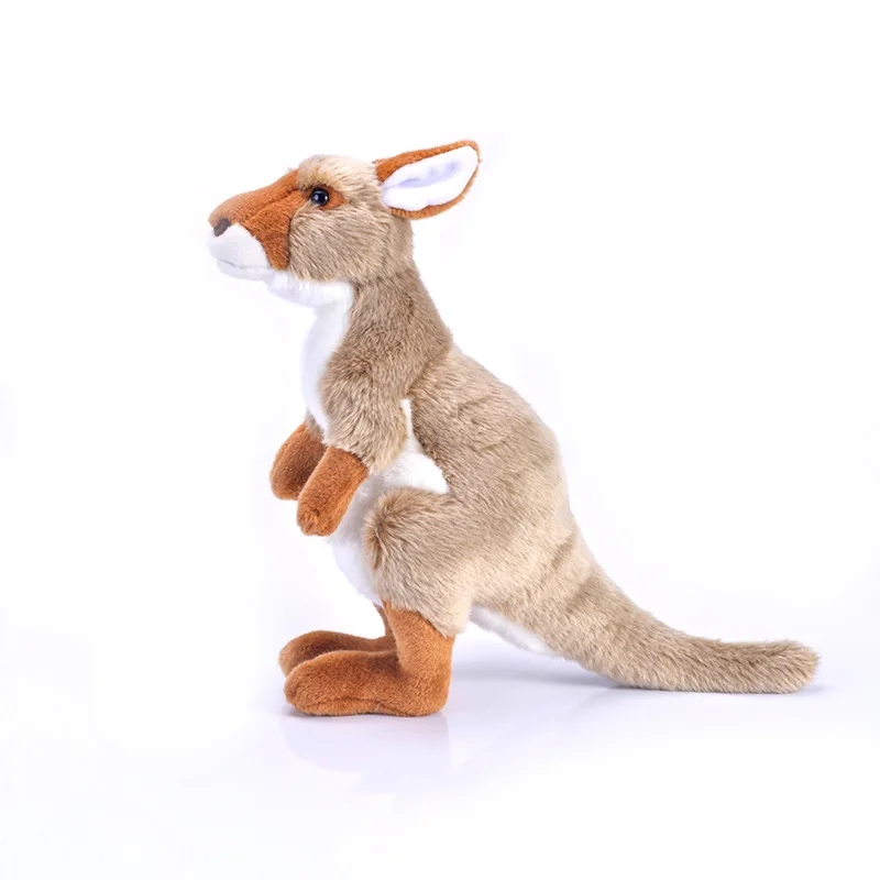 

Cute 38cm Big Size Simulation Kangaroo Plush Toys Stuffed Animals Birthday Gift for Kids Australian National Treasure Mascot