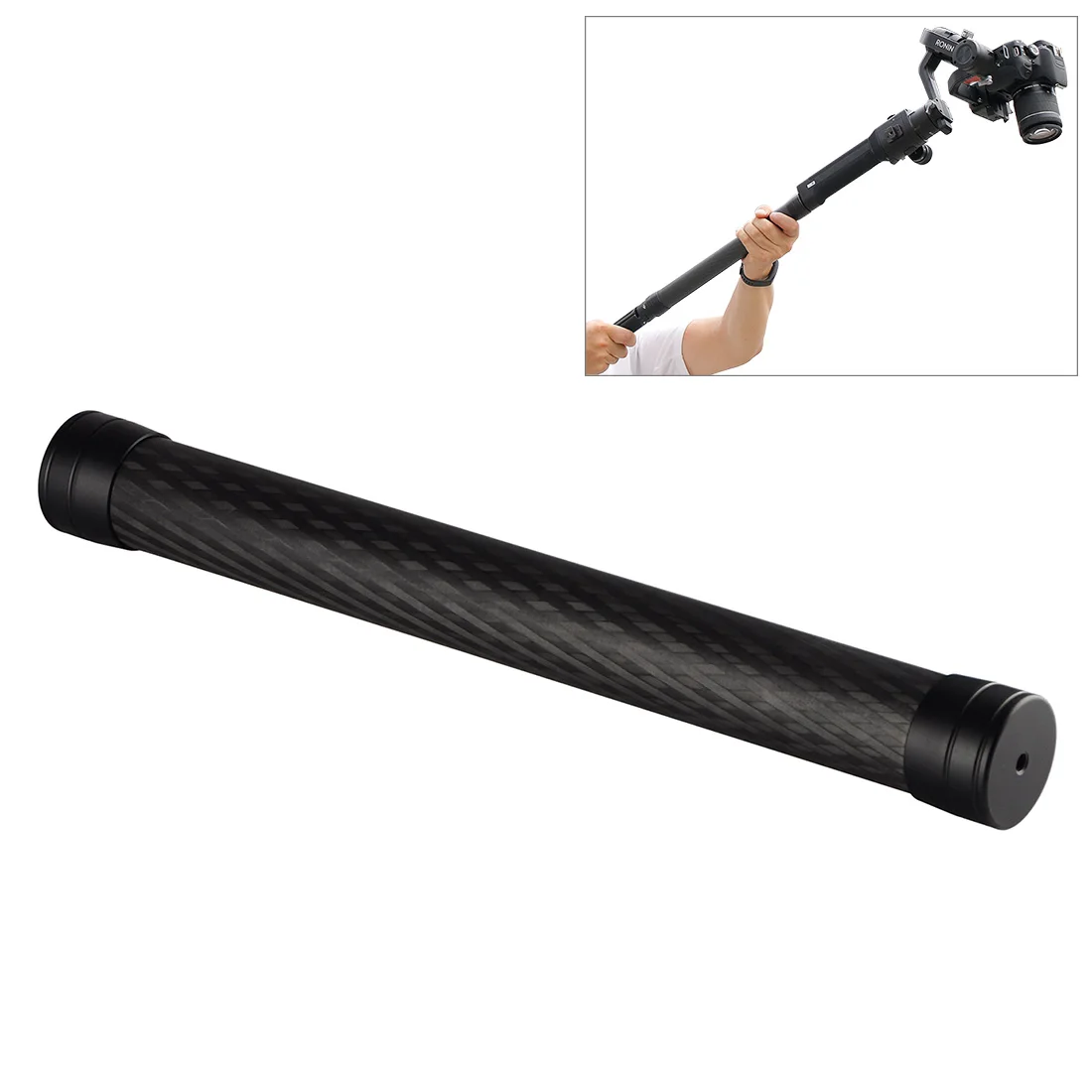 Удлинительная штанга из углеродного волокна для DJI Ronin S Zhiyun Crane V2 2 Plus Feiyu G5 AK4000 Moza Air