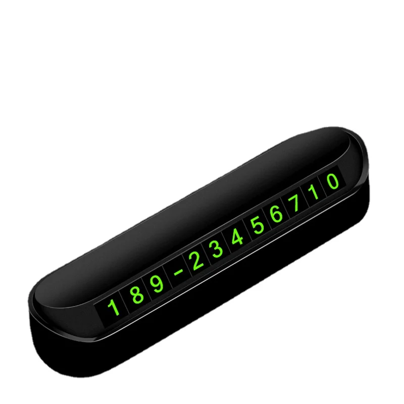 

Car Temporary Parking Card Phone Number Card Plate Telephone Magnet Car Flip Numbers Auto Accessorie Parking Car Accessories
