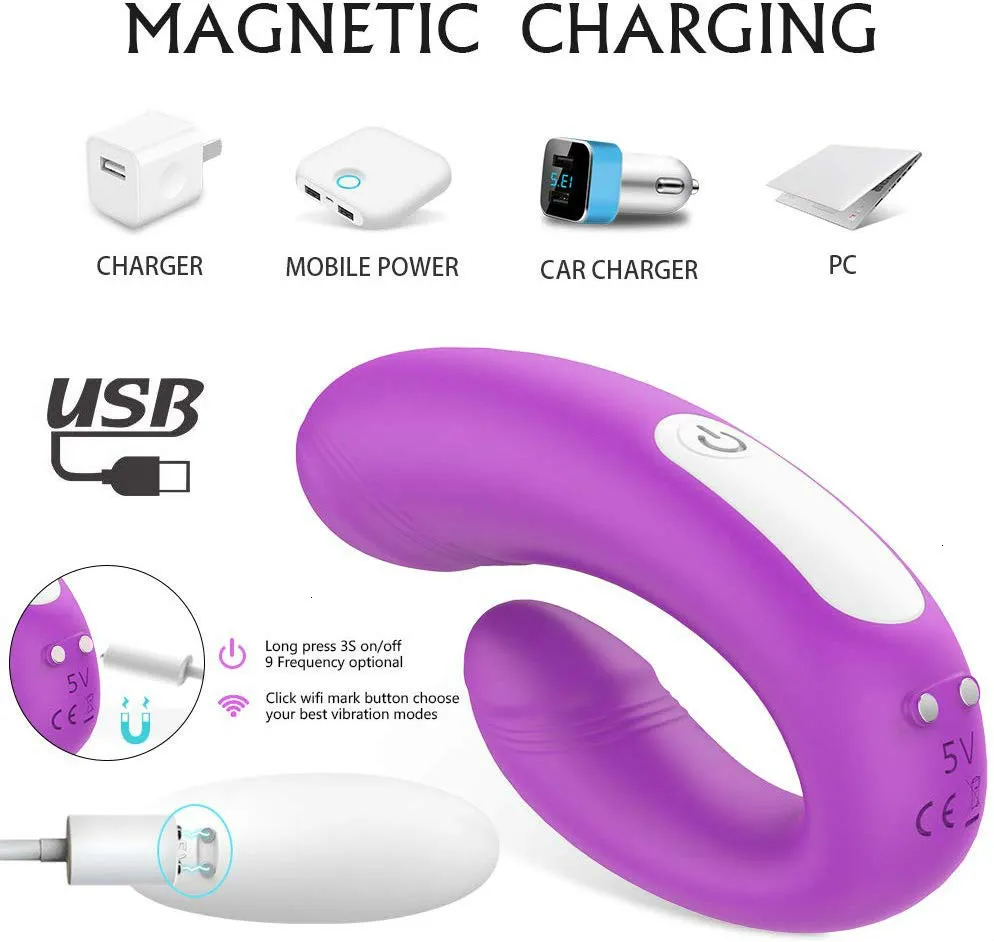 Клиторальный G-spot вибратор для пар беспроводной дистанционный анальный