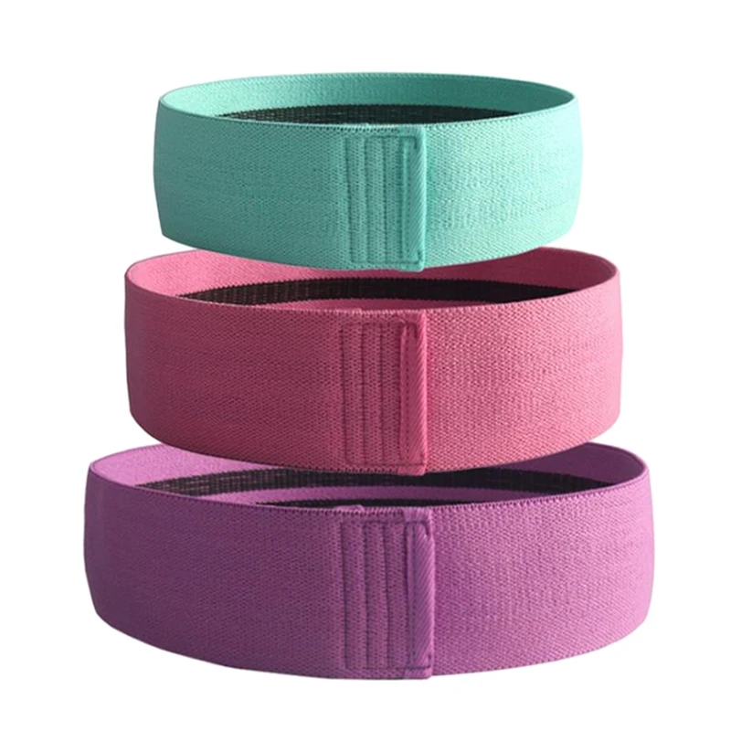 

3 Pcs Fabric Resistance Bands Booty Band Gym Equipment Workout Elastic Rubber Band For Yoga Sports Fitness Hip Training