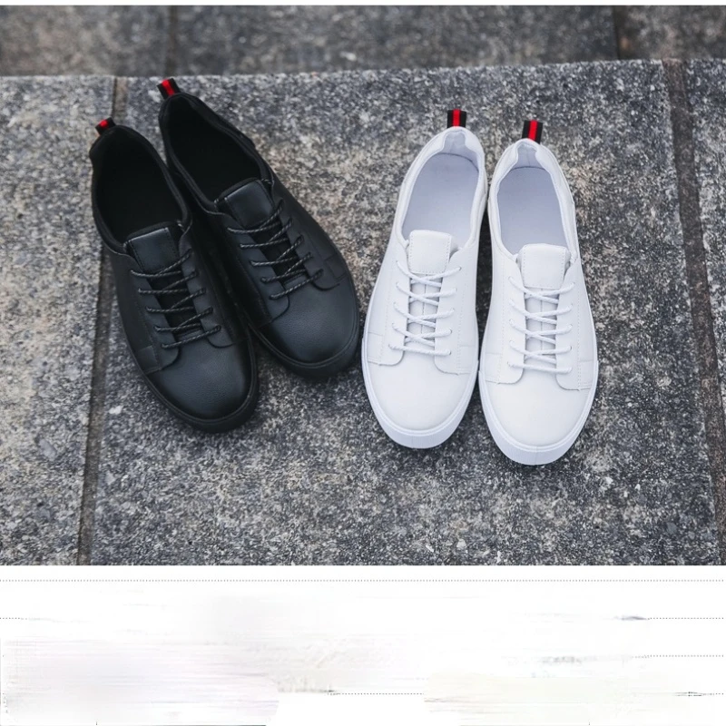 

2021 new fashion men's shoes, summer white shoes, white casual shoes, all-match trendy shoes, student shoes