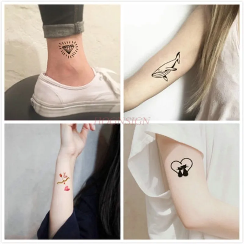 40 шт. водонепроницаемые тату-наклейки для мужчин и женщин долговечные английские