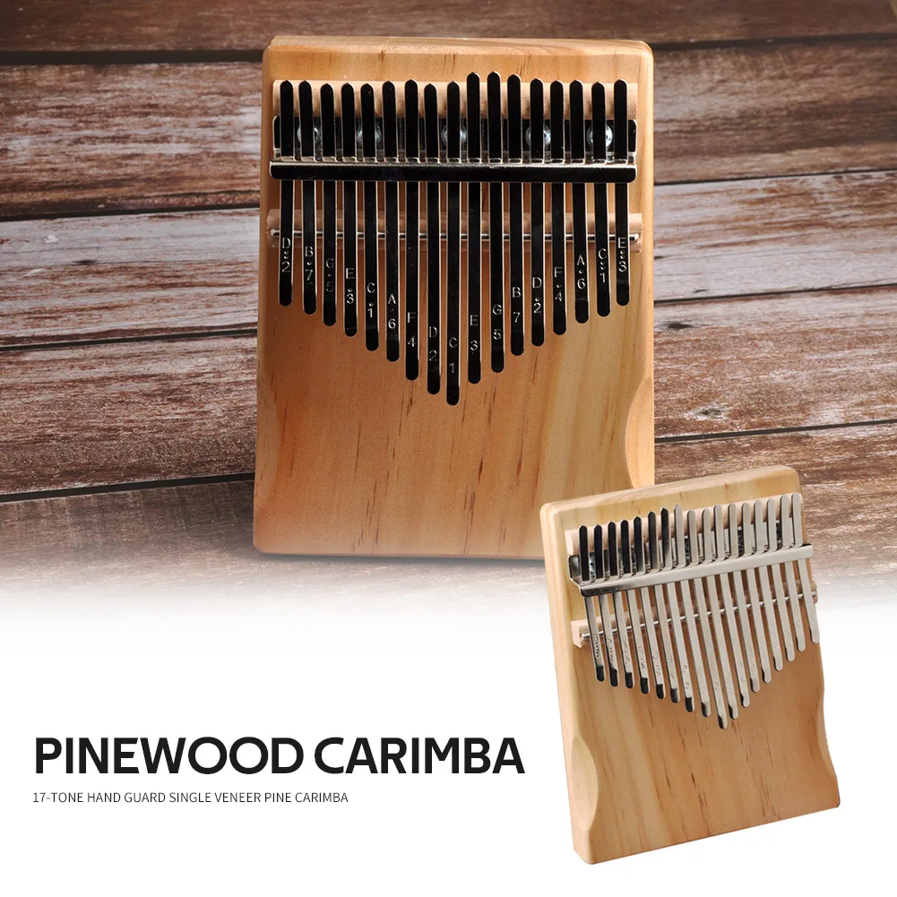 

Deer Design Musical Instrument 17 Keys Kalimba Acacia Wood Thumb Piano Mbira Wood kalimba Musical Instrument