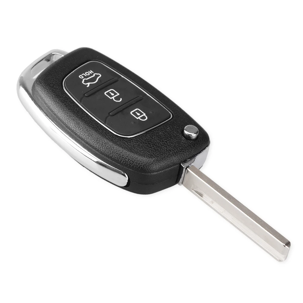 Складной чехол KEYYOU для автомобильного ключа с 3 кнопками Hyundai Solaris Ix35 Ix45|Ключ от