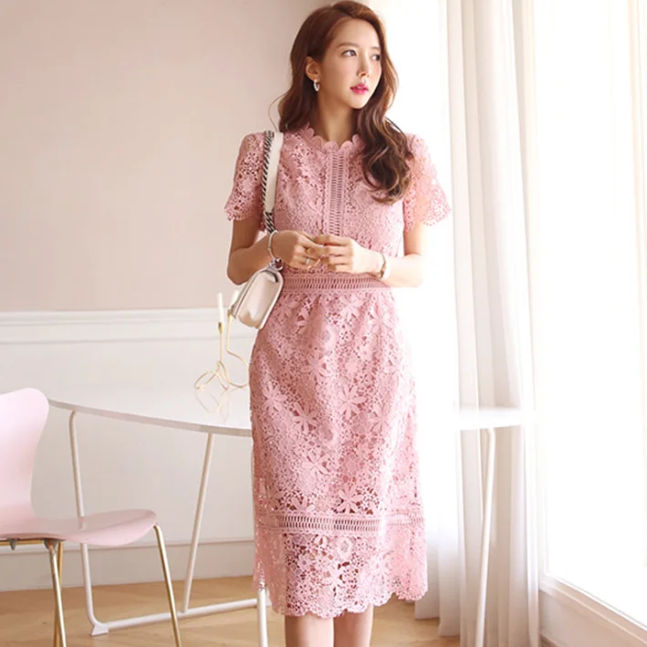 Твердые Цвет элегантная деловая модельная одежда 2019 летнее женское платье