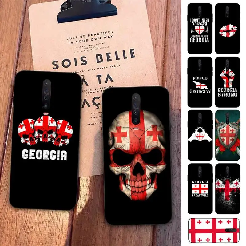 

Georgia flag Phone Case for Redmi 5 6 7 8 9 A 5plus K20 4X S2 GO 6 K30 pro