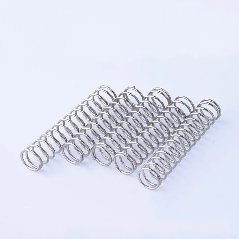 Компрессионная пружина из нержавеющей стали 304 10 шт. нажимная проволока