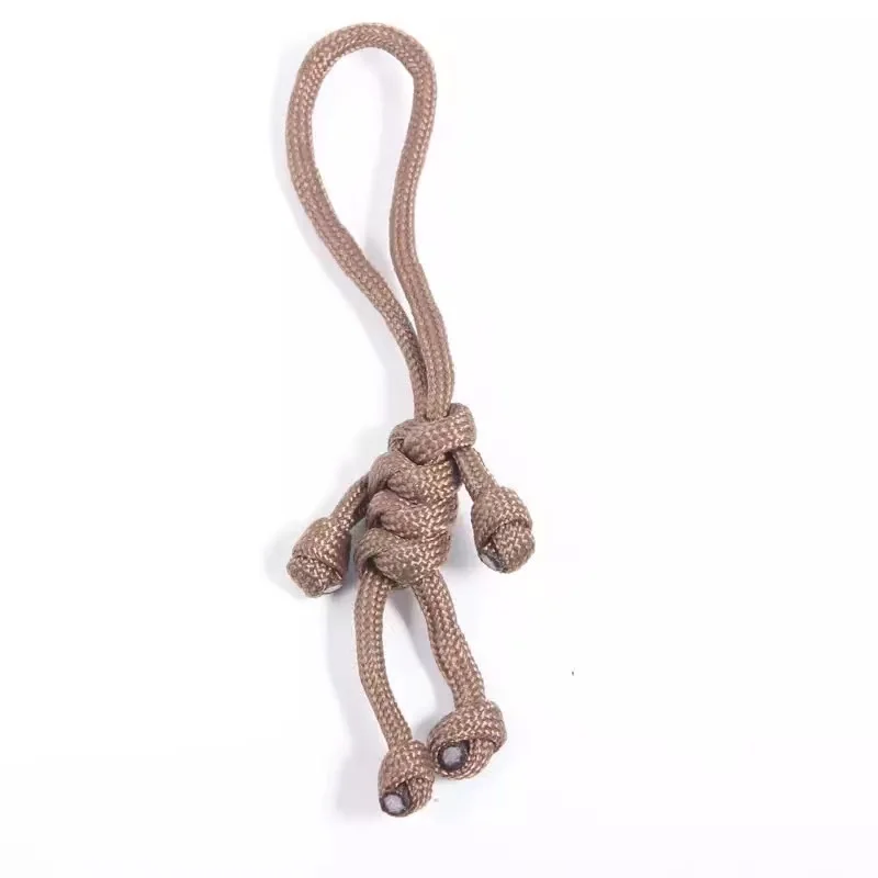 

Cute Braided Rope Keychain Helmet Pendant Braided Rope Key Ring Backpack Zipper Pendant Doll Toy Key Chains