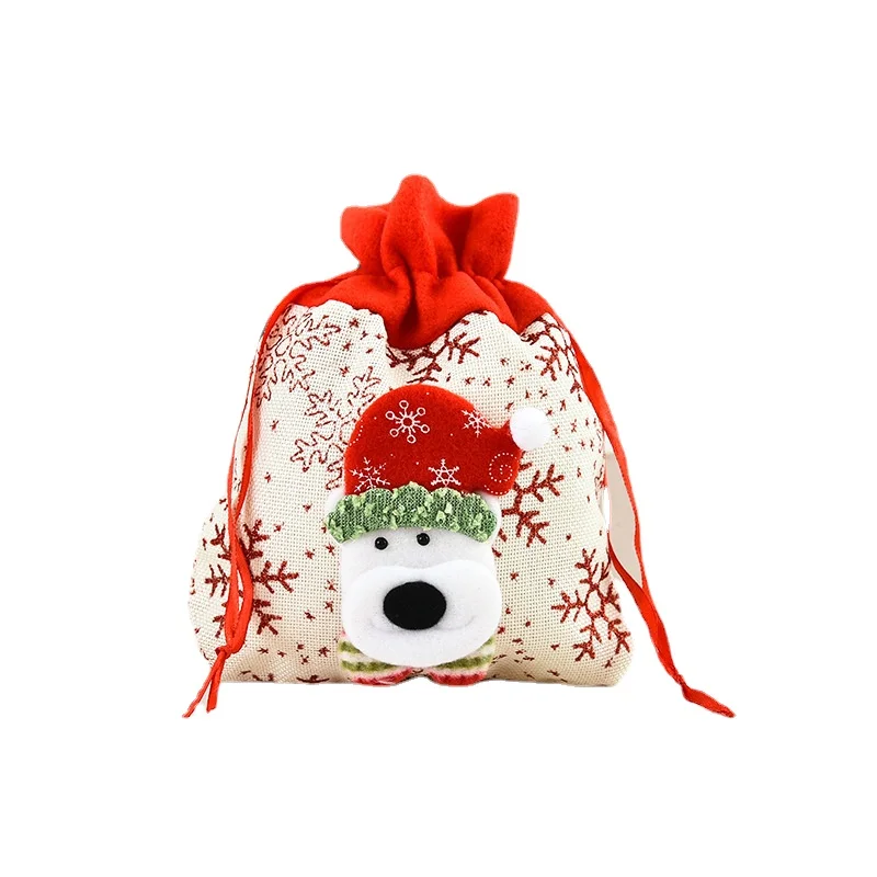 

Christmas Handbag Gift Apple Bag Christmas Decorations Three-Dimensional Gift Bag