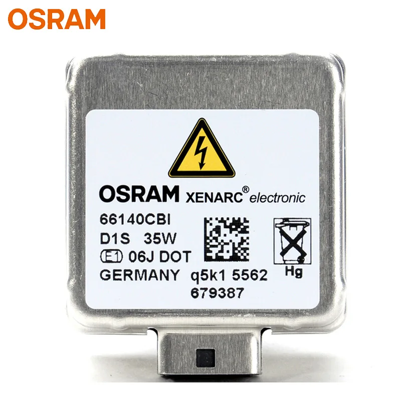 Ксеноновая HID холодная синяя интенсивная лампа OSRAM D1S 66140CBI 12 В 35 Вт Φ 5500K