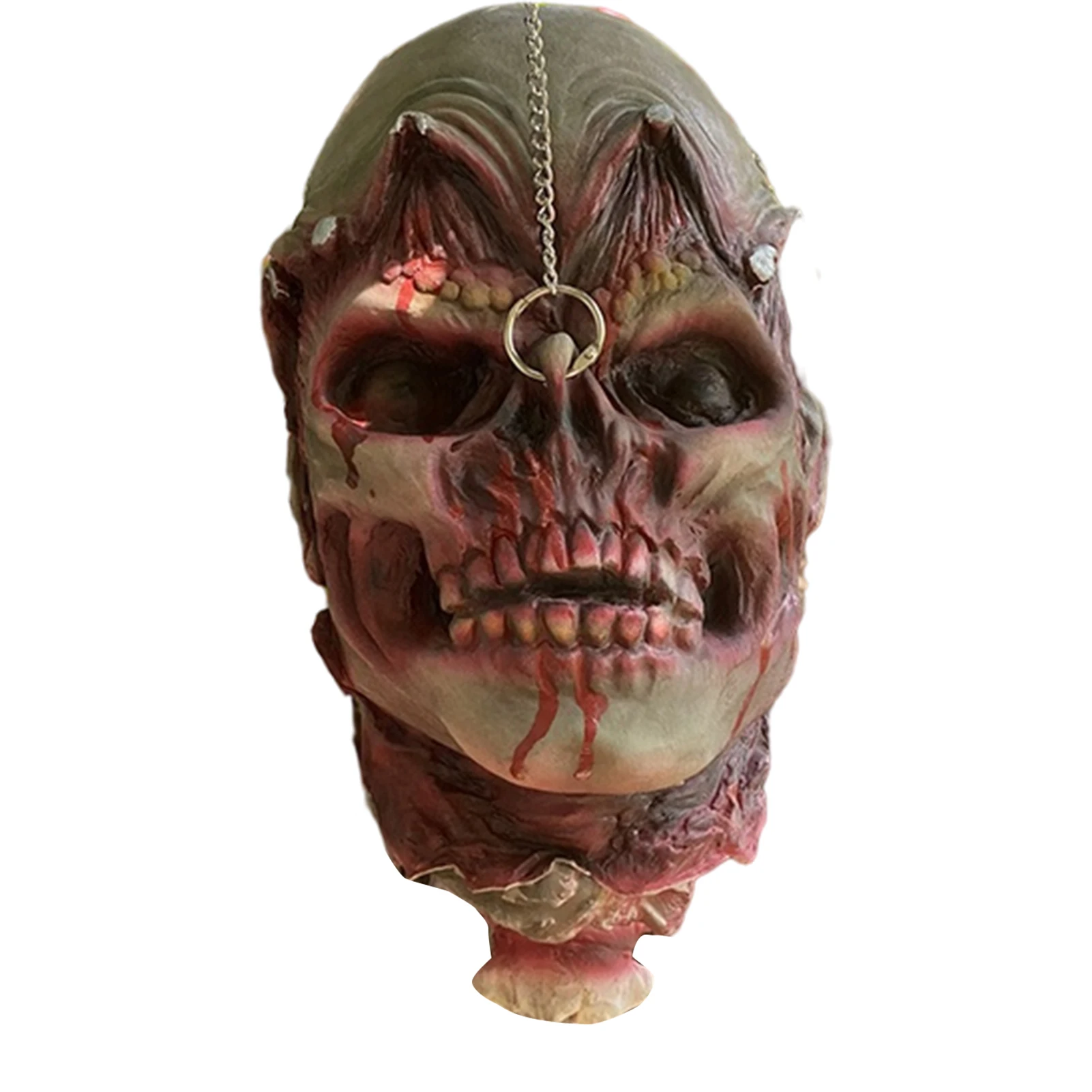 

Creepy Head Hanging Ornament Scary Latex Masque Halloween Props Decoration for Festival Party Masquerade SAL99