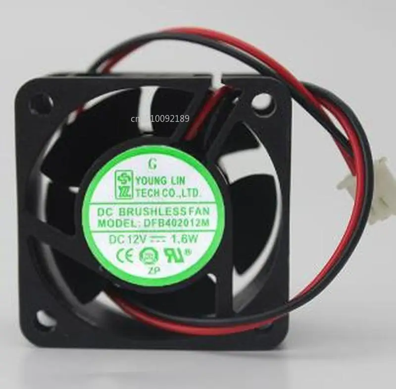 

for Taiwan Yonglin DFB402012M 4020 12V 1.6W power supply fan Free shipping