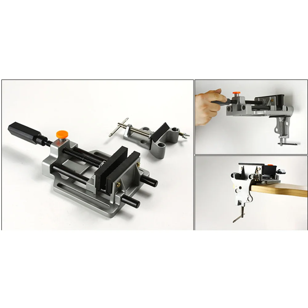

Aluminum Alloy Bench Vise Table Flat Clamp-on Plier Drill Press Milling Machine Clamping Clamp Woodworking Hand Tool