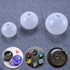 2 шт. 202530 мм мяч силиконовые формы эпоксидной смолы из бисера 3D-форма для литья под давлением для Кулон 