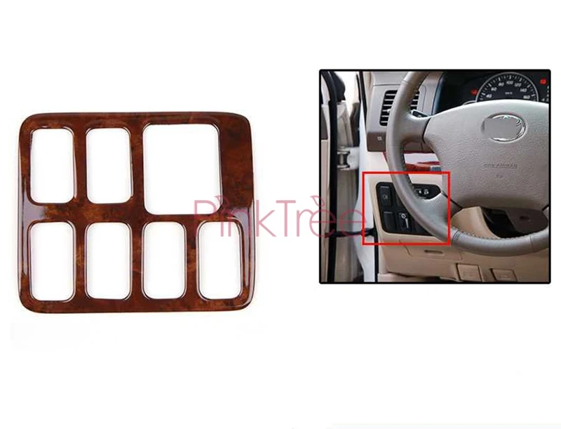 Деревянная накладка для отделки интерьера для Toyota Land Cruiser 120 Prado FJ120 2003 4 5 6 7 2009 аксессуары для стайлинга автомобилей 28 шт