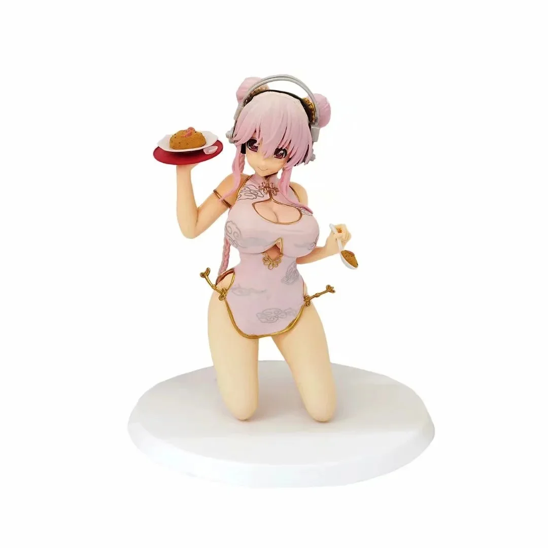 

Фигурка аниме Super Sonico, Чонсам на коленях, модель в коробке, 18 см