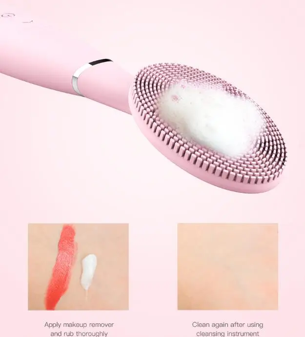 5 скоростей IPX6 Водонепроницаемая USB электрическая ручная щетка для чистки лица