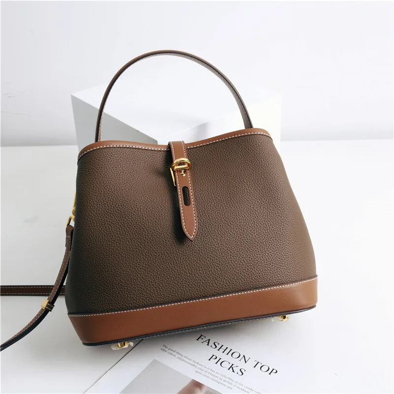 

Female Genuine Lether Shoulder Bag Crossbody Bags Girl Handbag Simple Office Women Small Commuter Stylish Bag